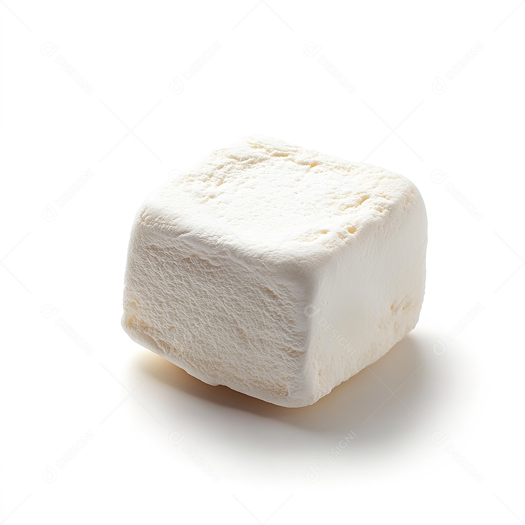 Marshmallows em branco isolados