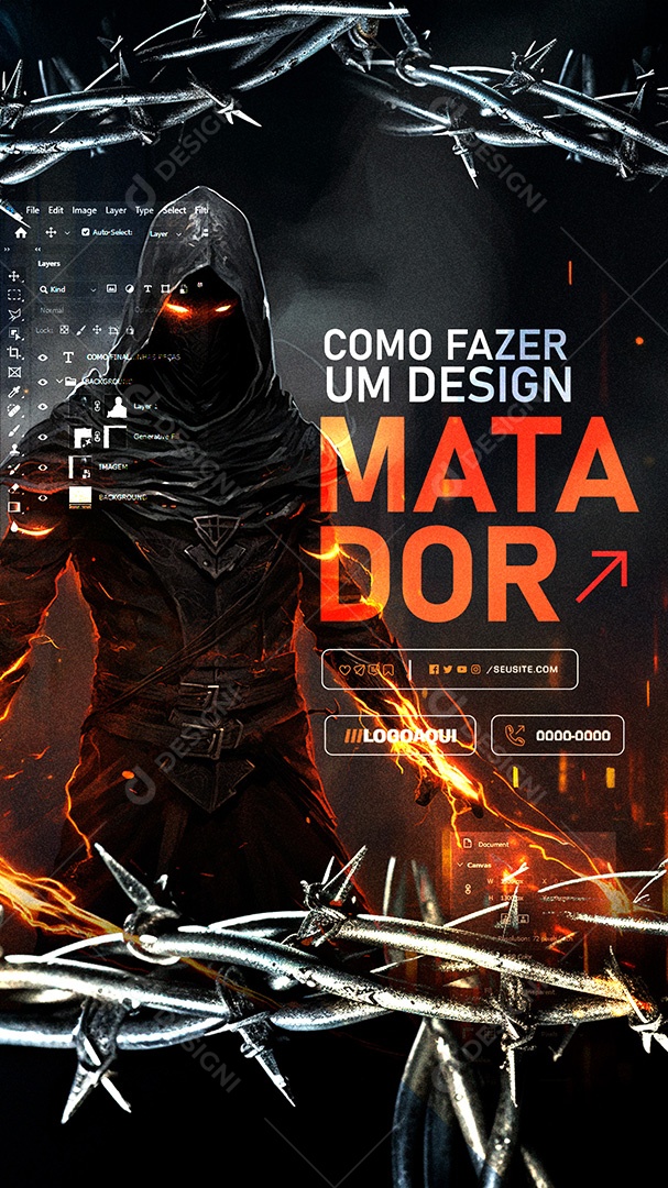 Story Marketing Digital como Fazer um Design Matador Social Media PSD Editável