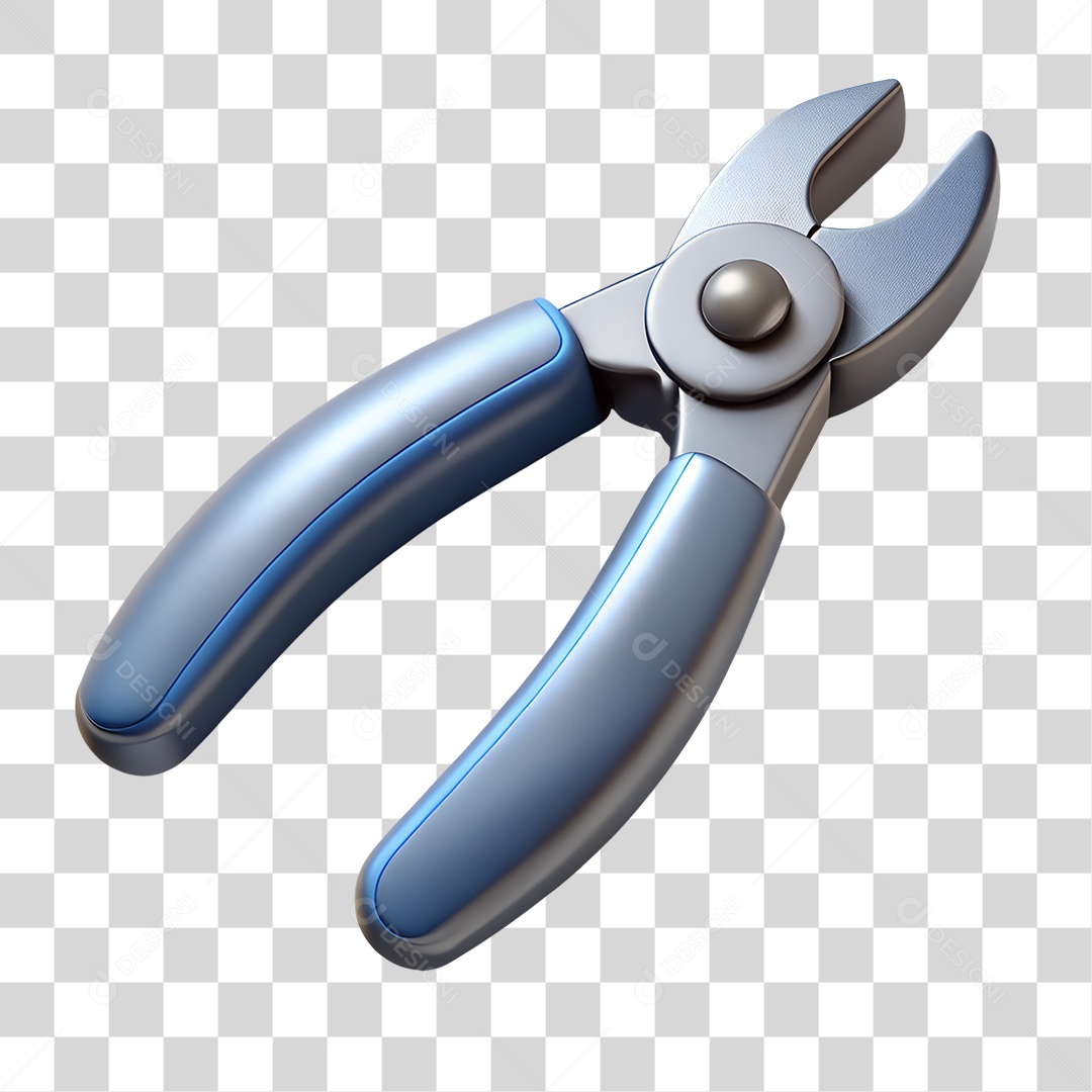 Alicate de Artesanato Metálico PNG Transparente