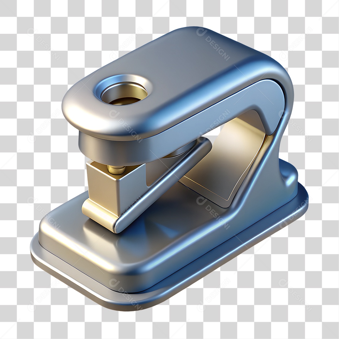 Furador de Papel Metálico PNG Transparente