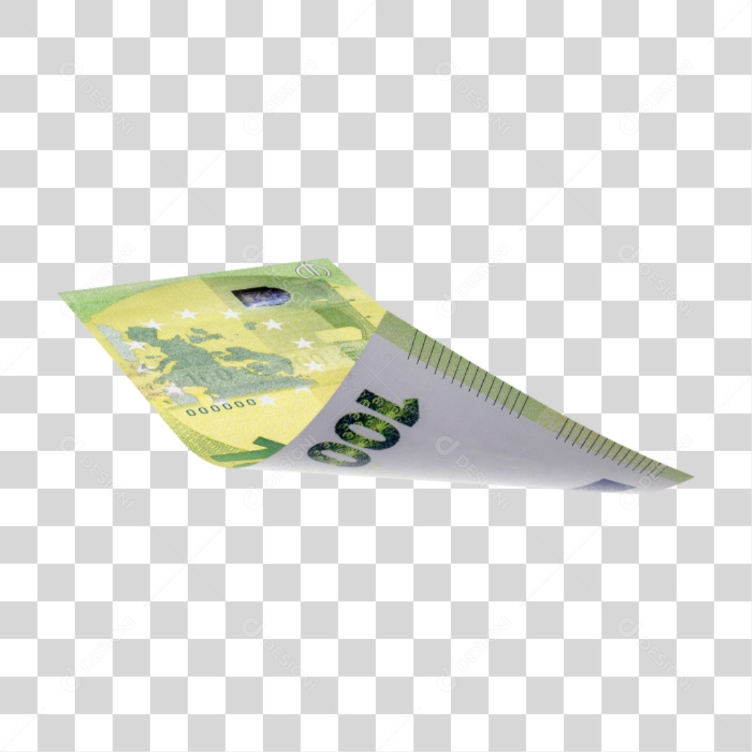 Cédula Notas Dinheiro 100 Euros PNG Transparente