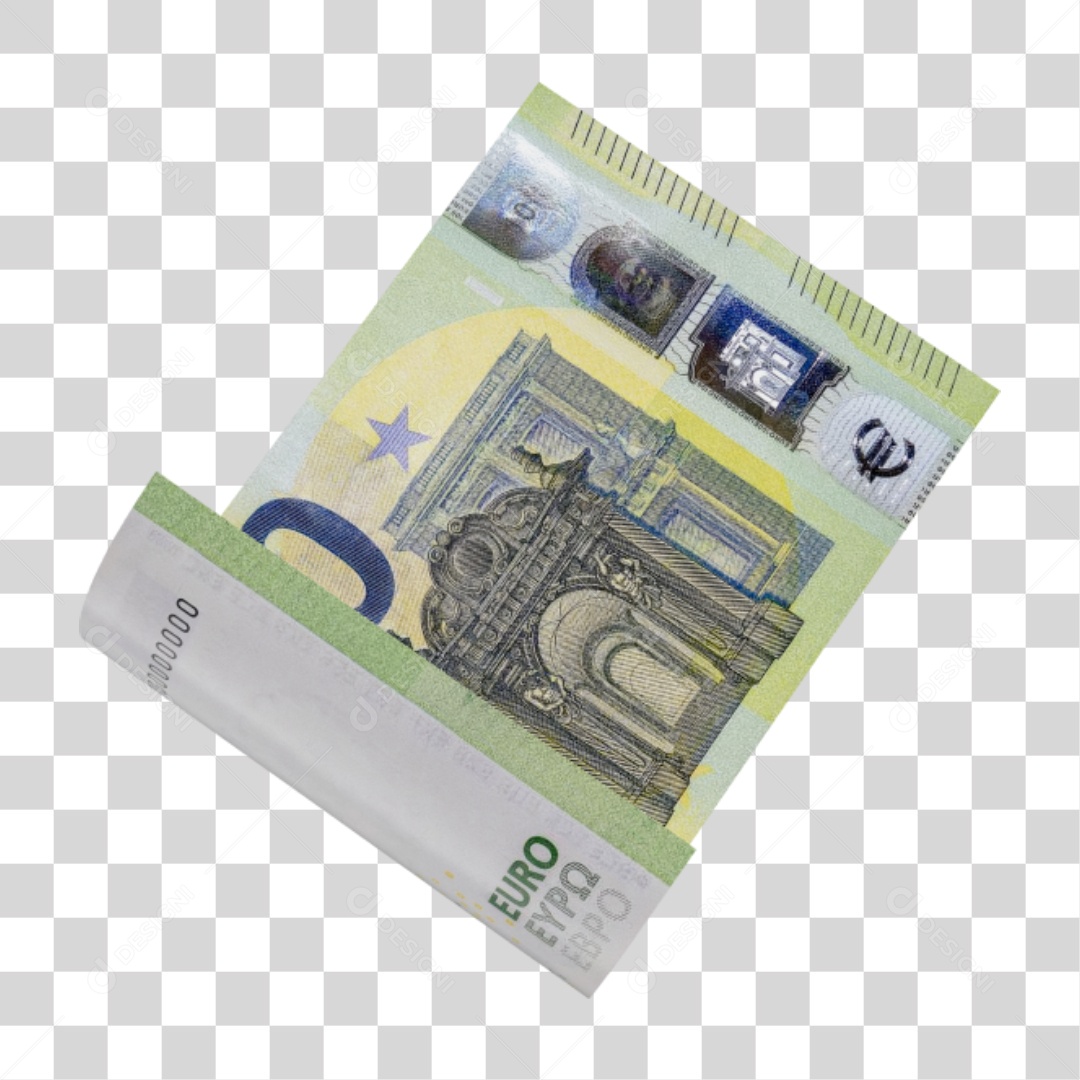 Cédula Notas Dinheiro 100 Euros PNG Transparente