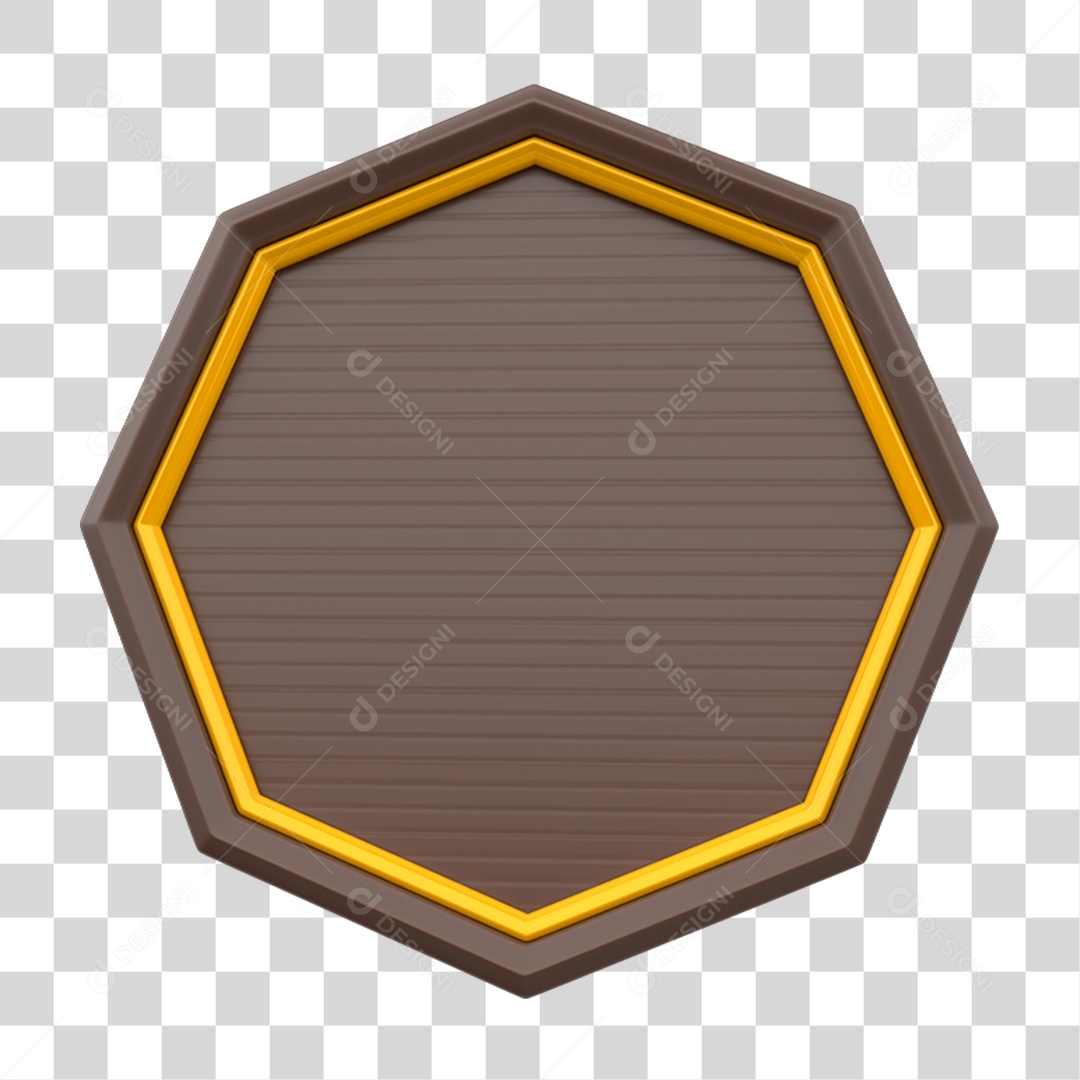 Placa de Madeira PNG Transparente