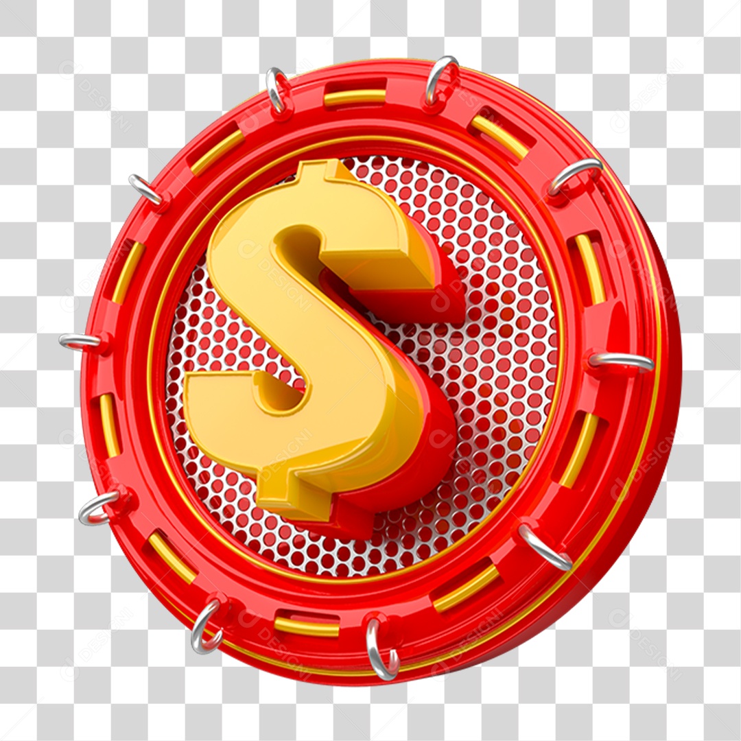 Símbolo Cifrão PNG Transparente