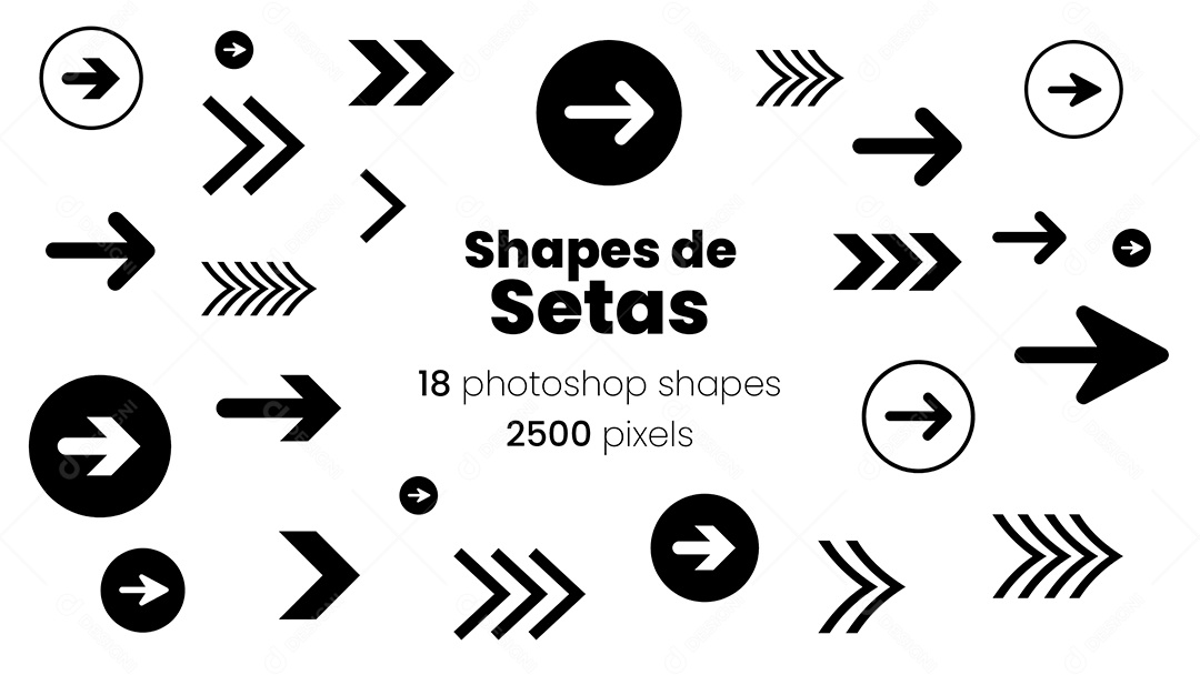 Setas Shapes CSH