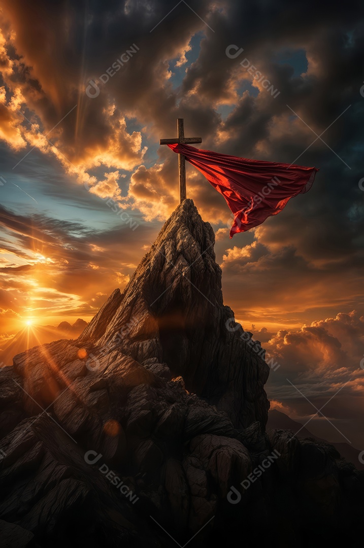 Imagem monte calvario jesus crucificado semana santa sexta feira santa páscoa