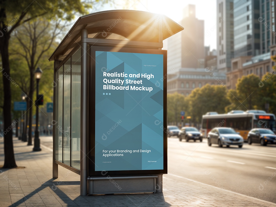 Mockup Anúncio Publicitário PSD Editável