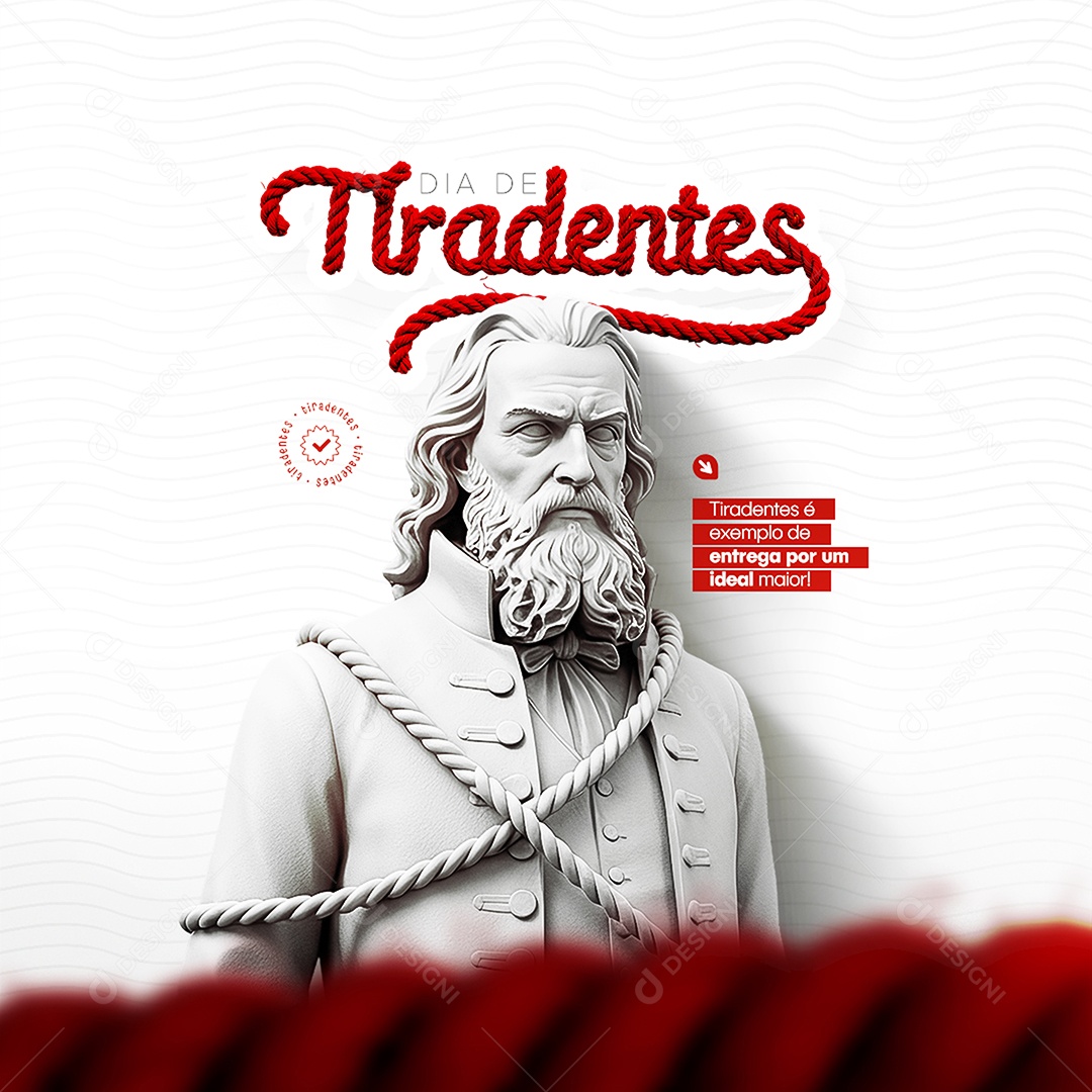 Dia de Tiradentes 21 de Abril Social Media PSD Editável