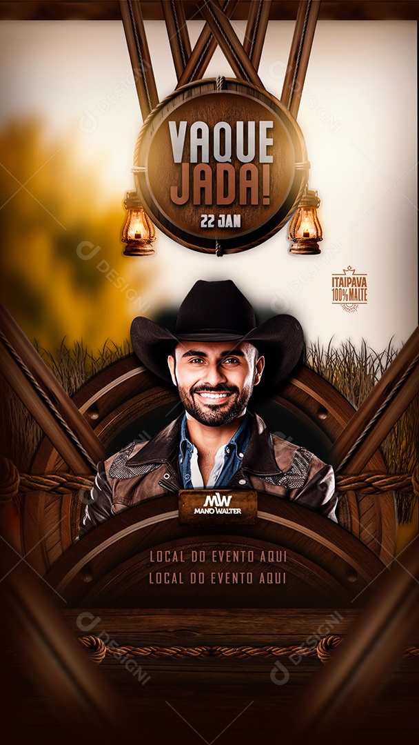 Story Agenda De Show Vaquejada Social Media PSD Editável