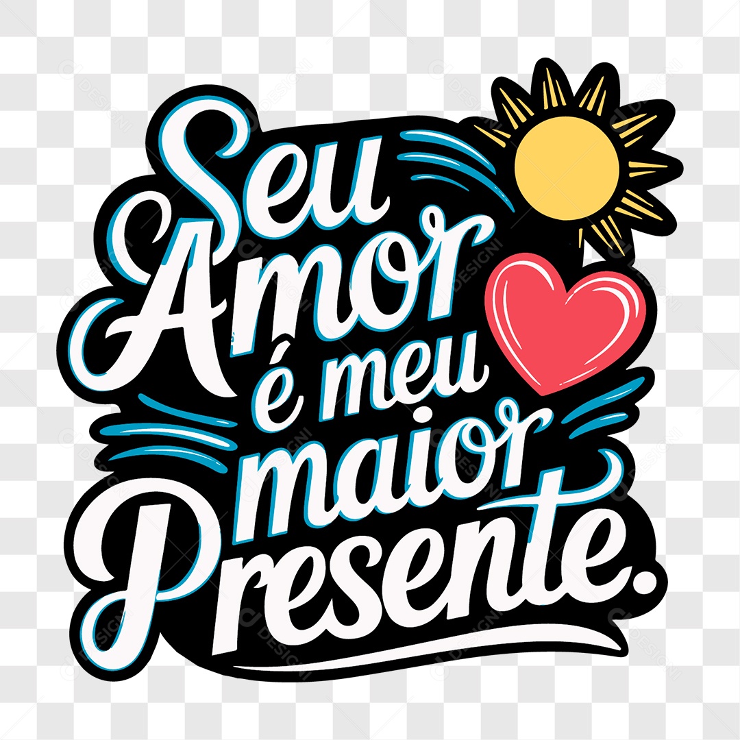 Lettering Dia das Mães EPS + PNG