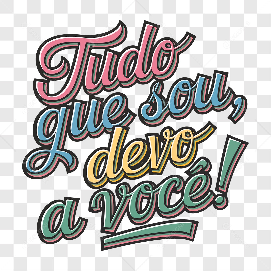 Lettering Dia das Mães EPS + PNG