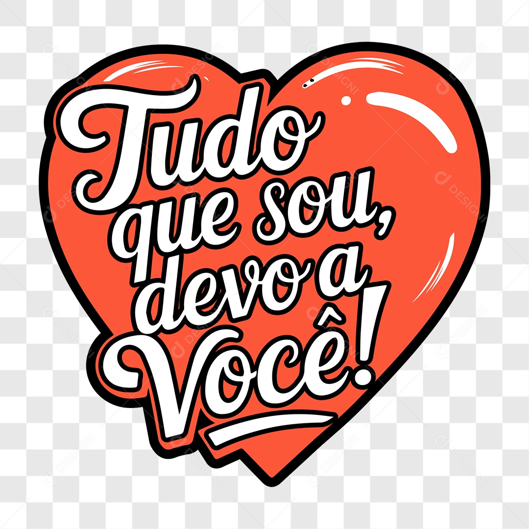 Lettering Dia das Mães EPS + PNG