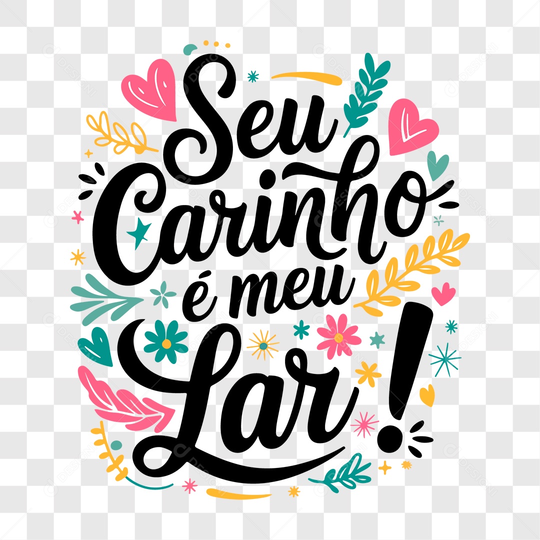 Lettering Dia das Mães EPS + PNG
