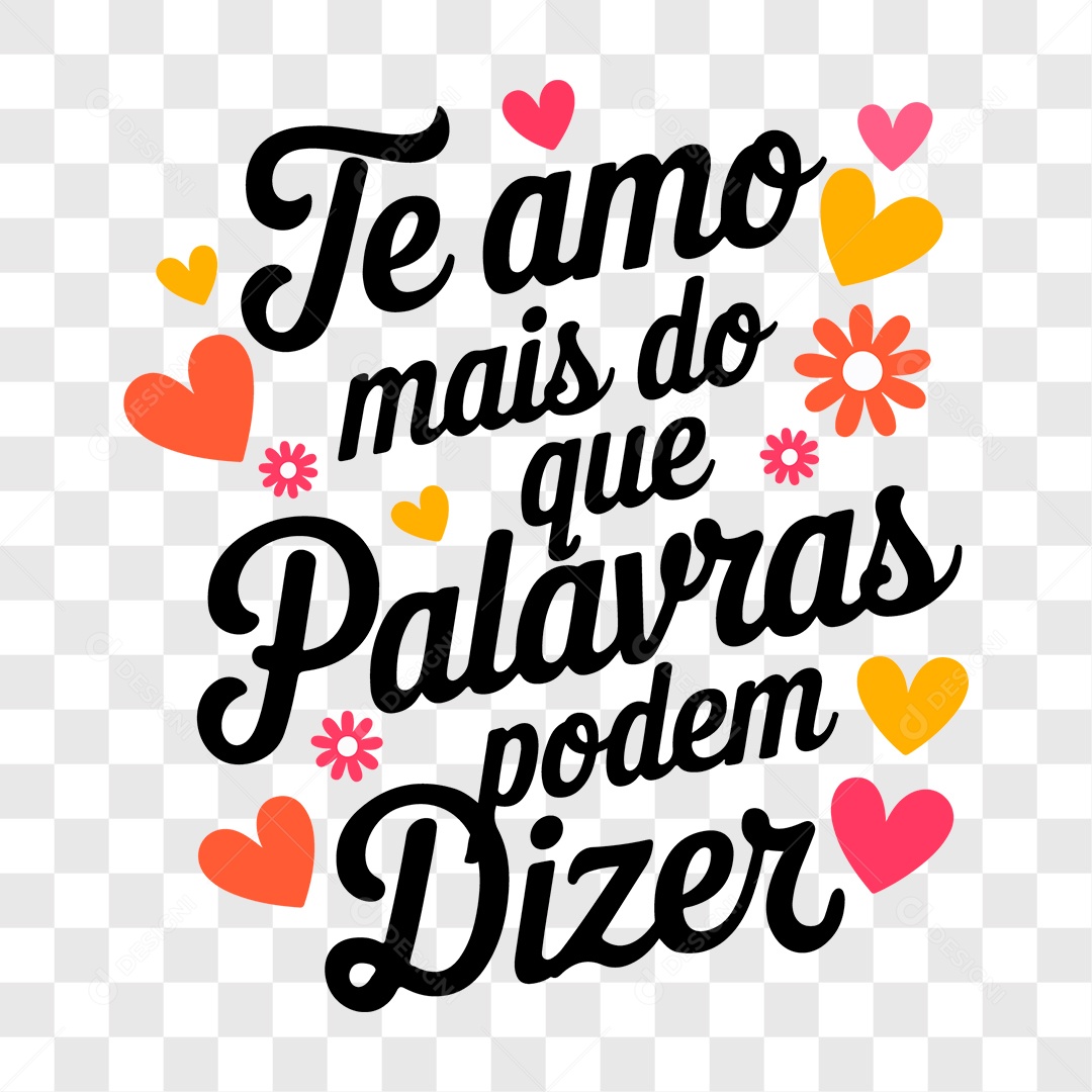 Lettering Dia das Mães EPS + PNG
