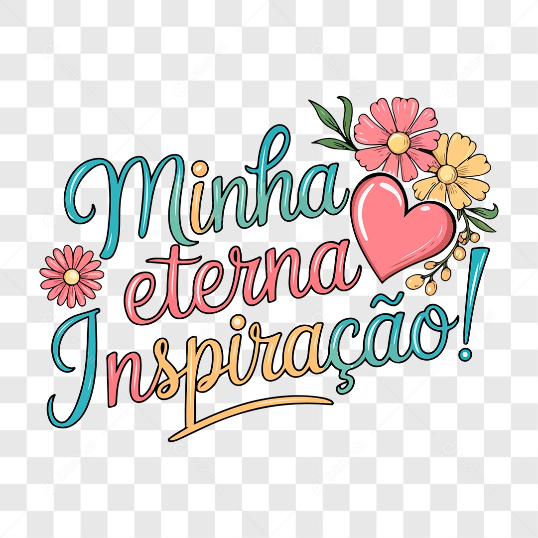 Lettering Dia das Mães EPS + PNG