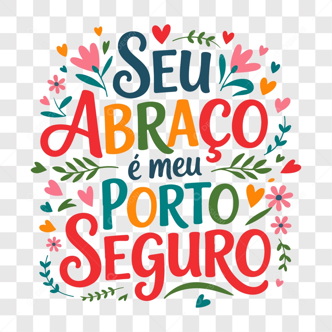 Lettering Dia das Mães EPS + PNG