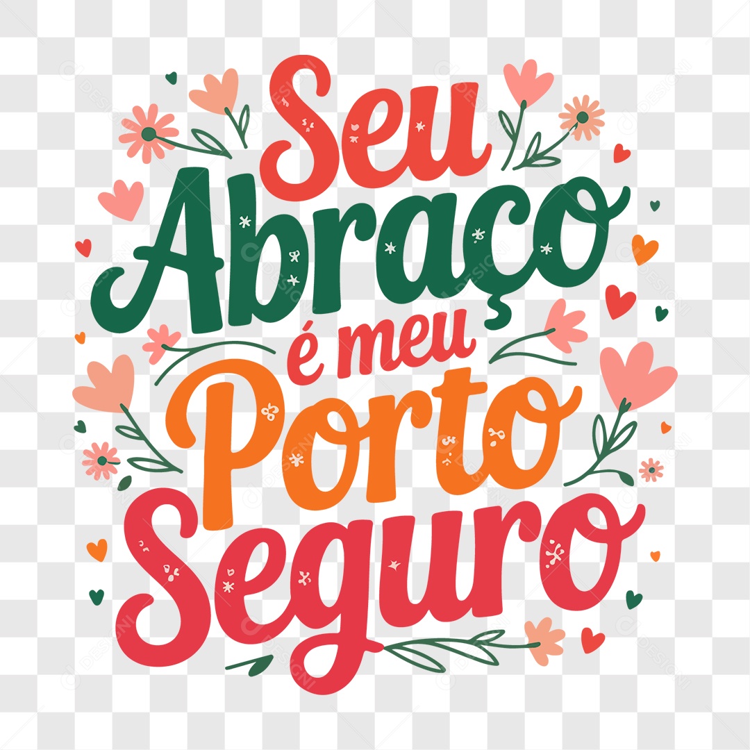 Lettering Dia das Mães EPS + PNG