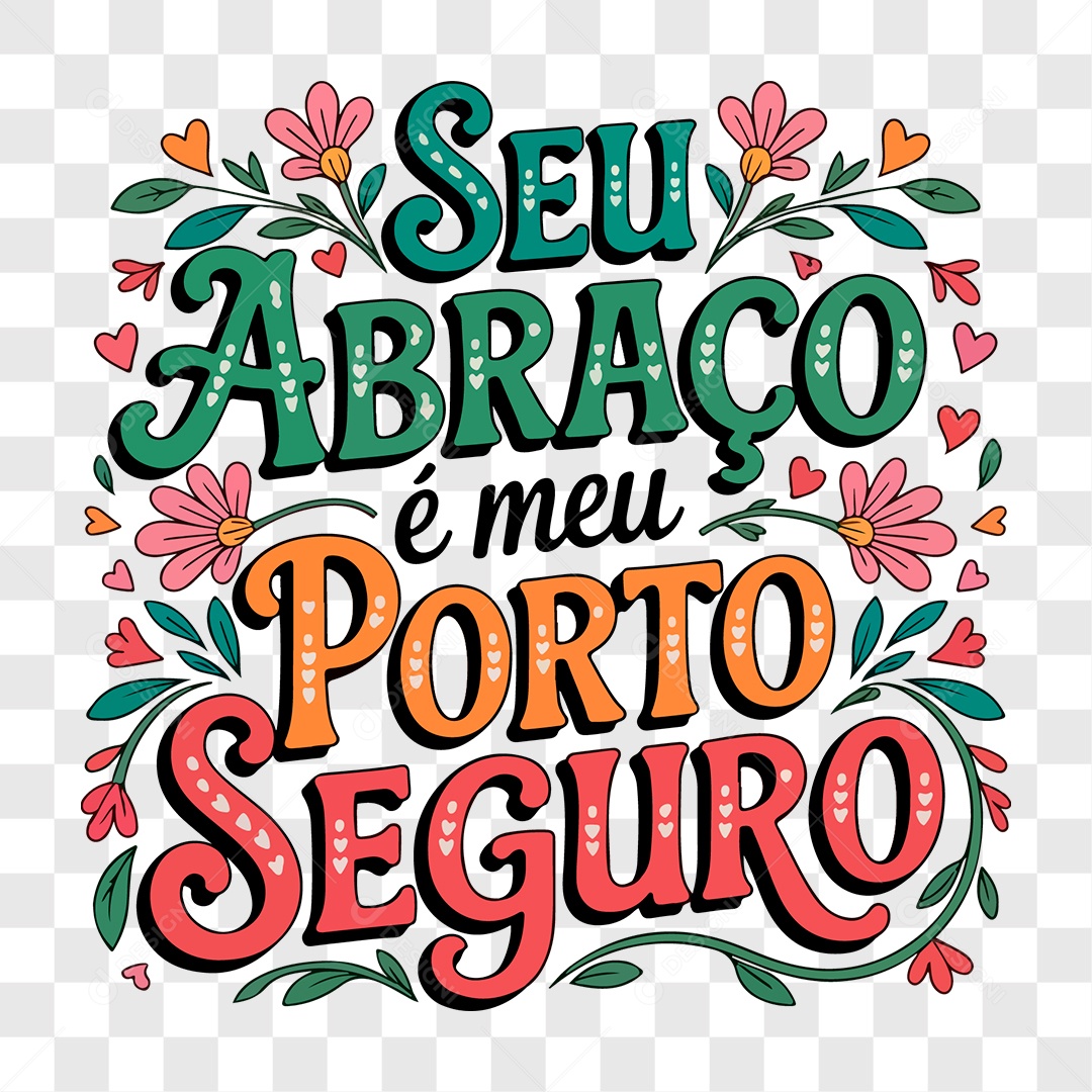 Lettering Dia das Mães EPS + PNG
