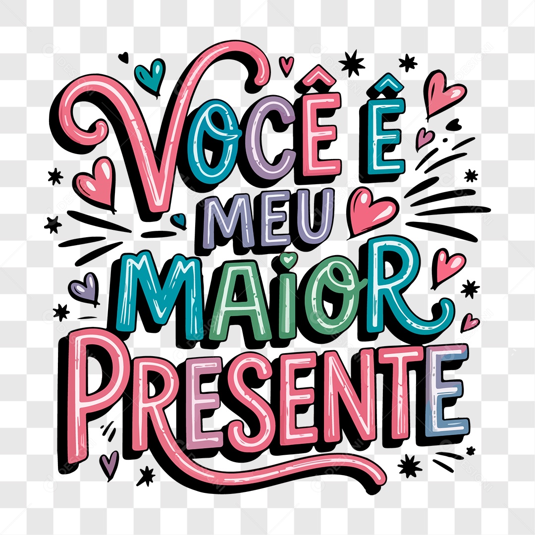 Lettering Dia das Mães EPS + PNG