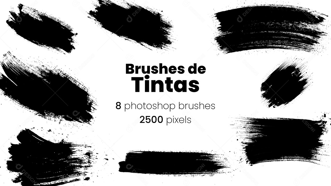 Ink Pinceis Texture Brushes ABR