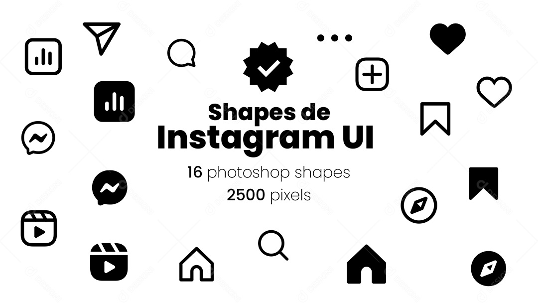 Instagram UI Ícones ABR