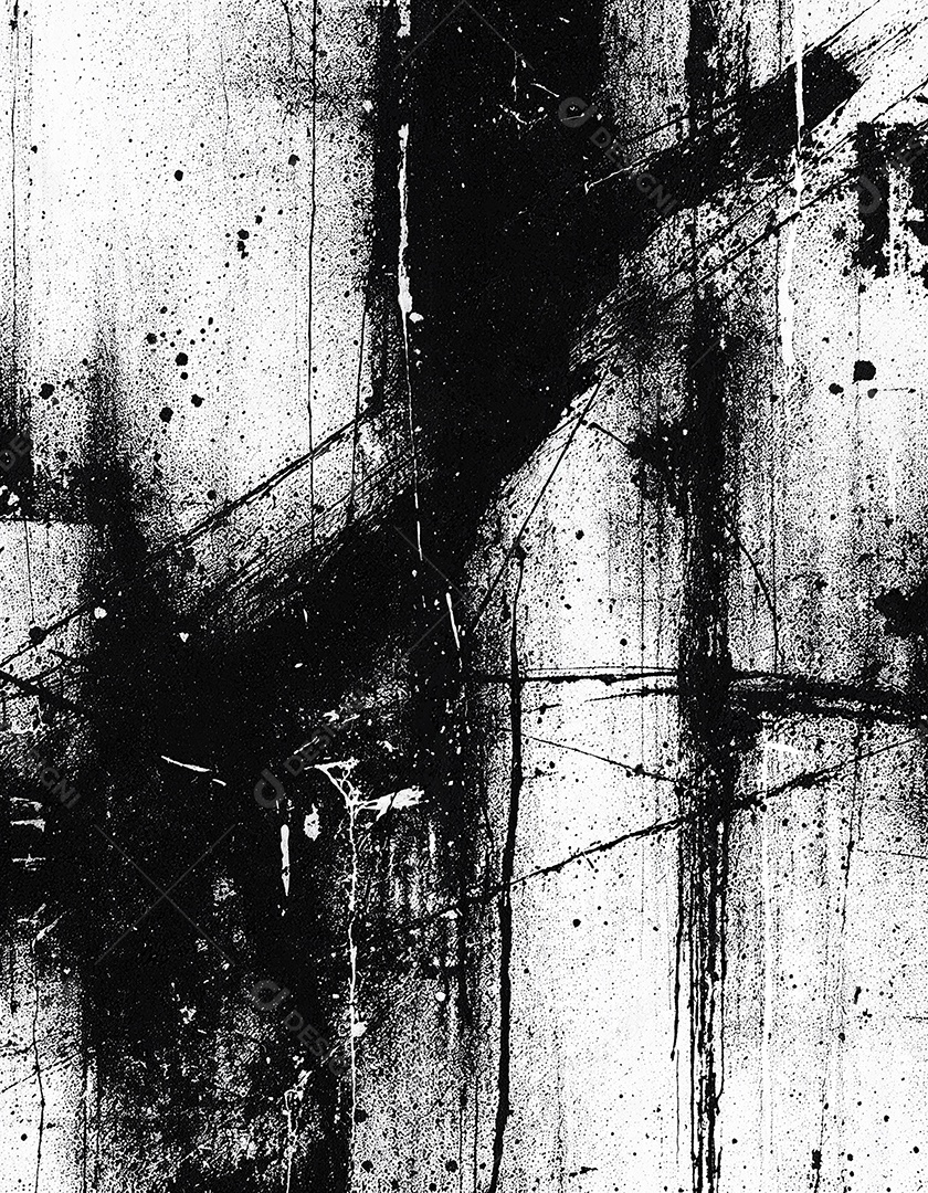 Abstrato grunge preto e branco textura desgastada