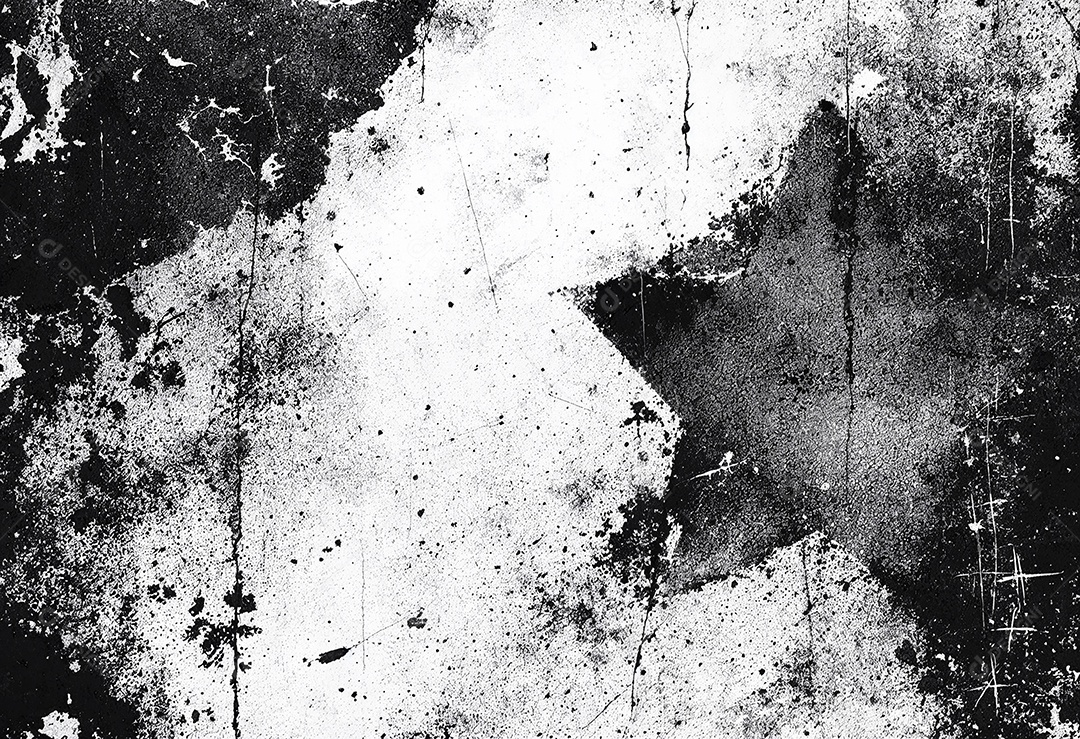 Abstrato grunge preto e branco textura desgastada