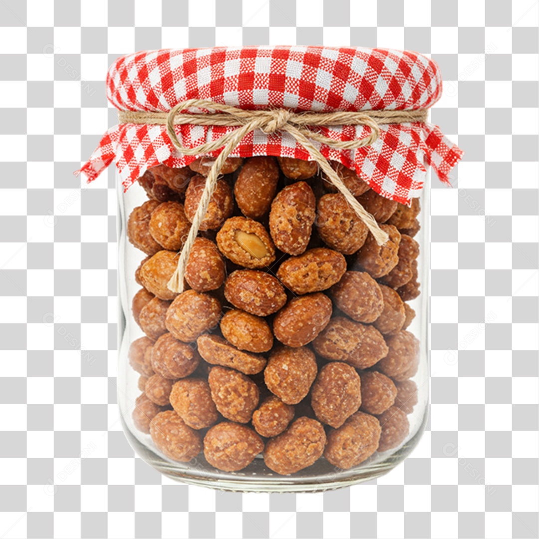 Pote de Doce em Festa Junina PNG Transparente