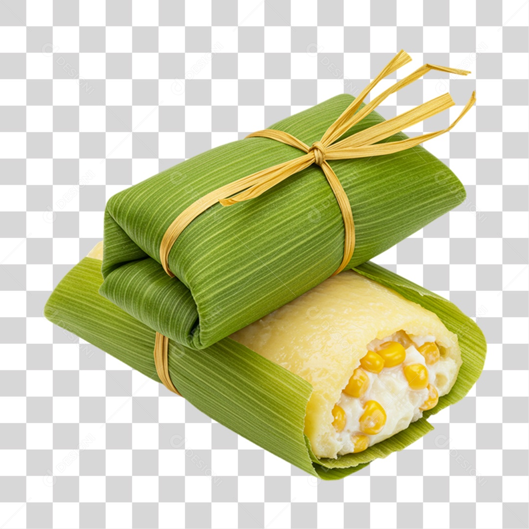 Pamonha de Milho PNG Transparente