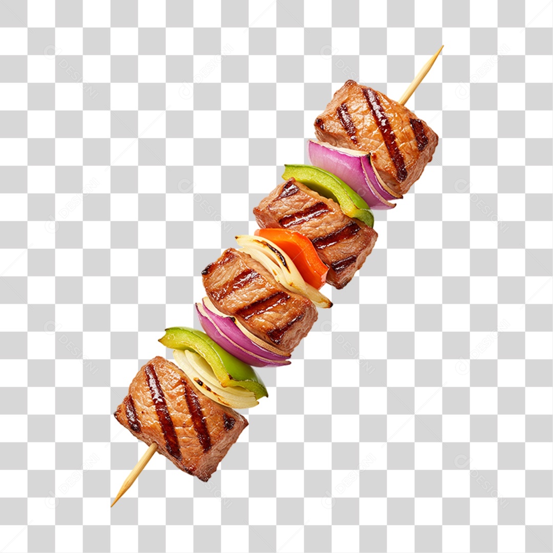 Espetinho Churrasquinho PNG Transparente