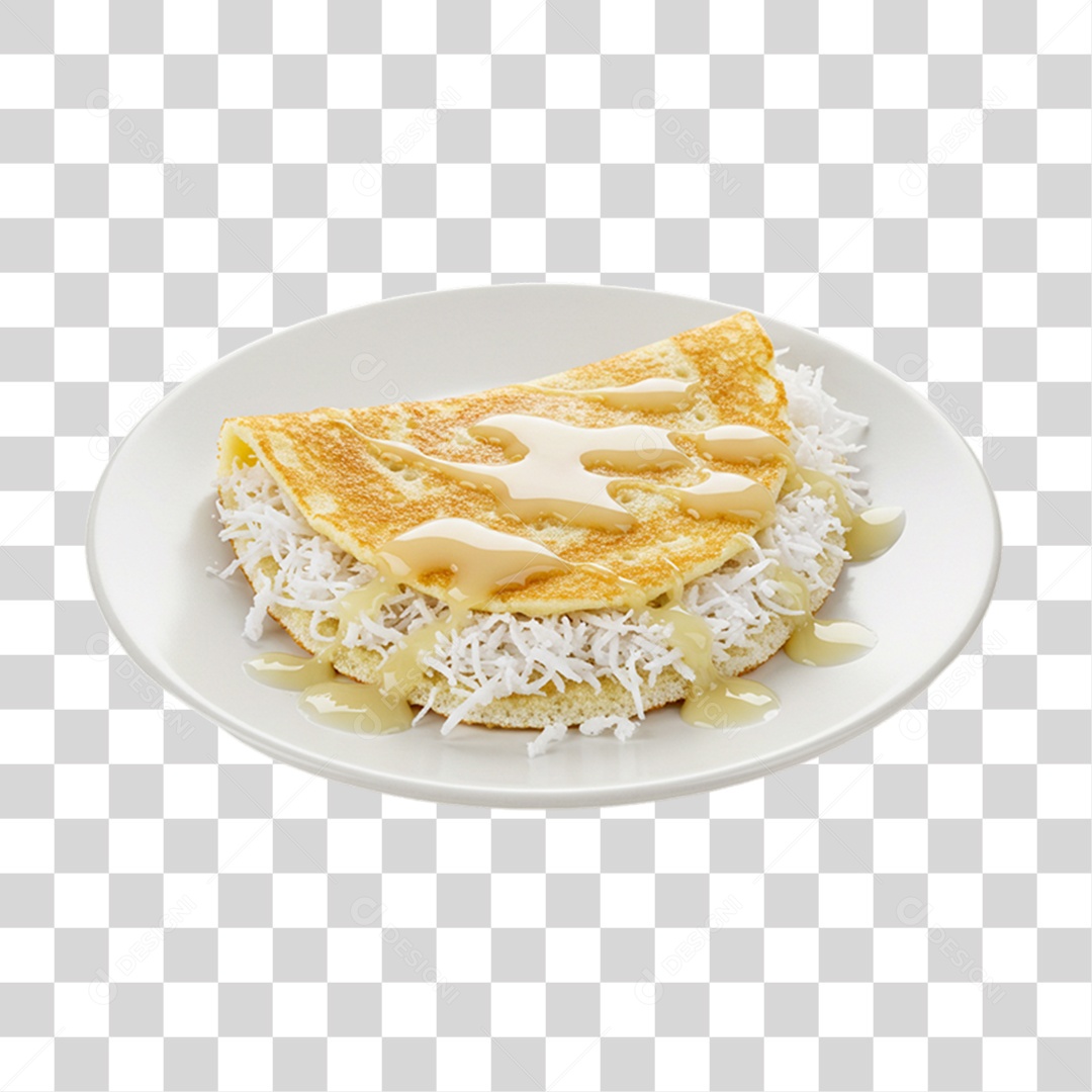 Tapioca Recheada PNG Transparente