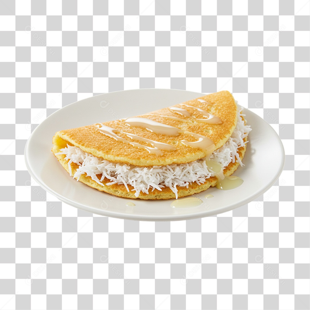 Tapioca Recheada PNG Transparente