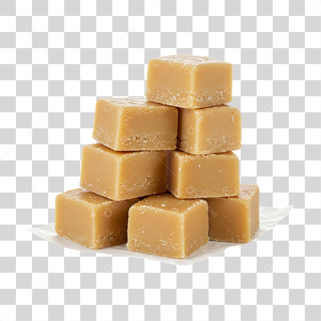 Doces em Cubos PNG Transparente
