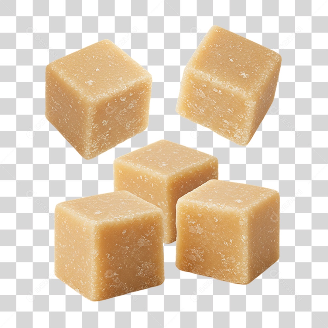 Doces em Cubos PNG Transparente