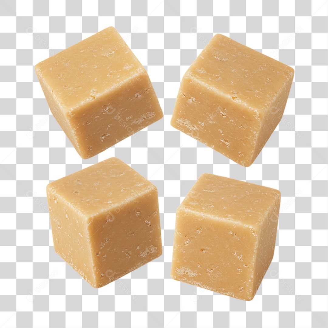 Doces em Cubos PNG Transparente
