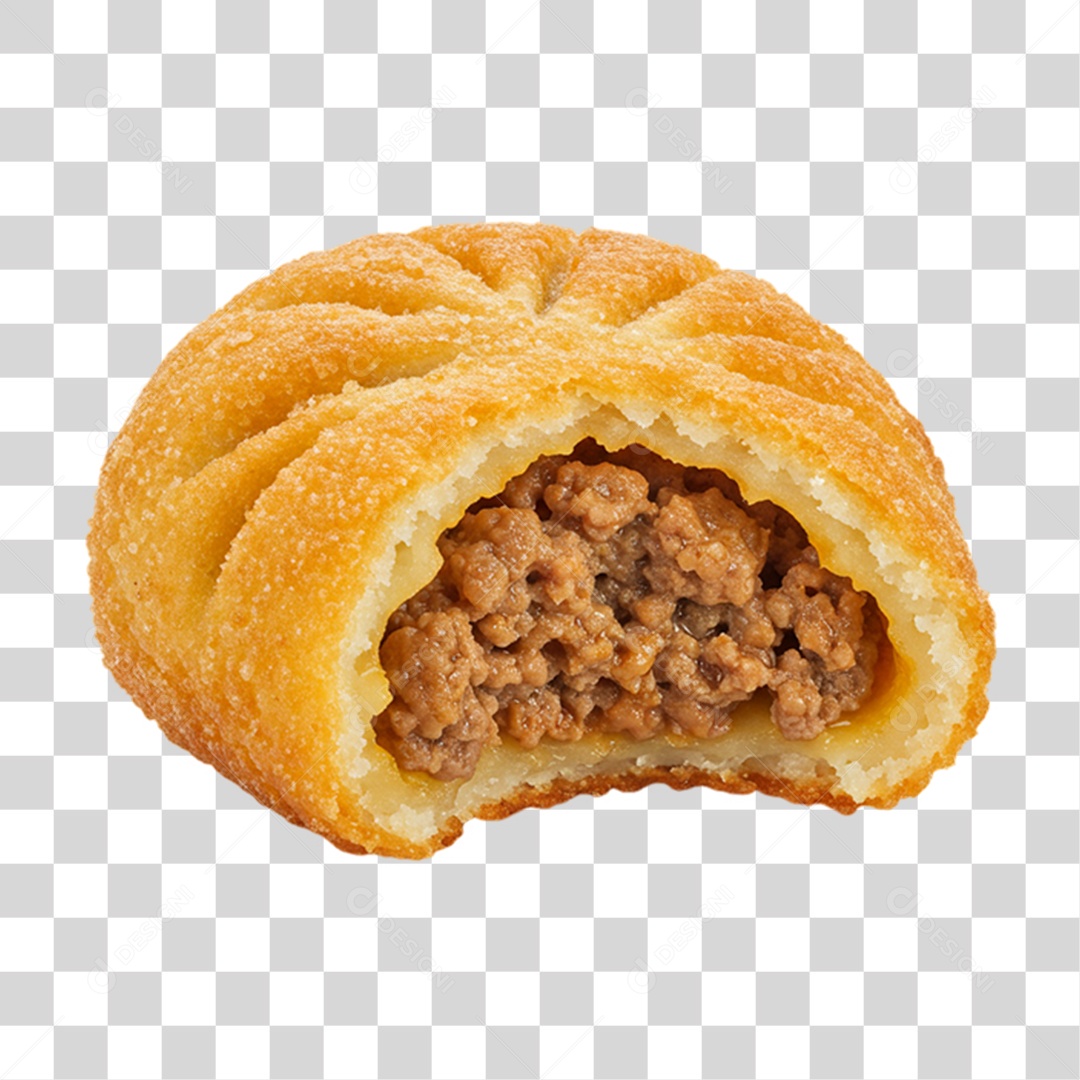 Pastel Salgado Mordido PNG Transparente