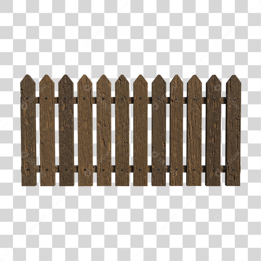 Cerca de Madeira Cercados PNG Transparente