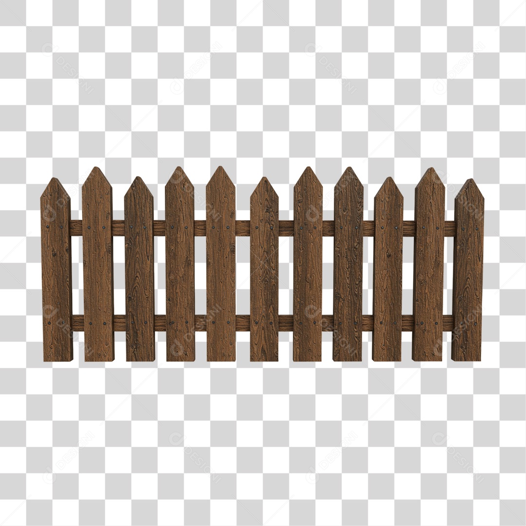 Cerca de Madeira Cercados PNG Transparente