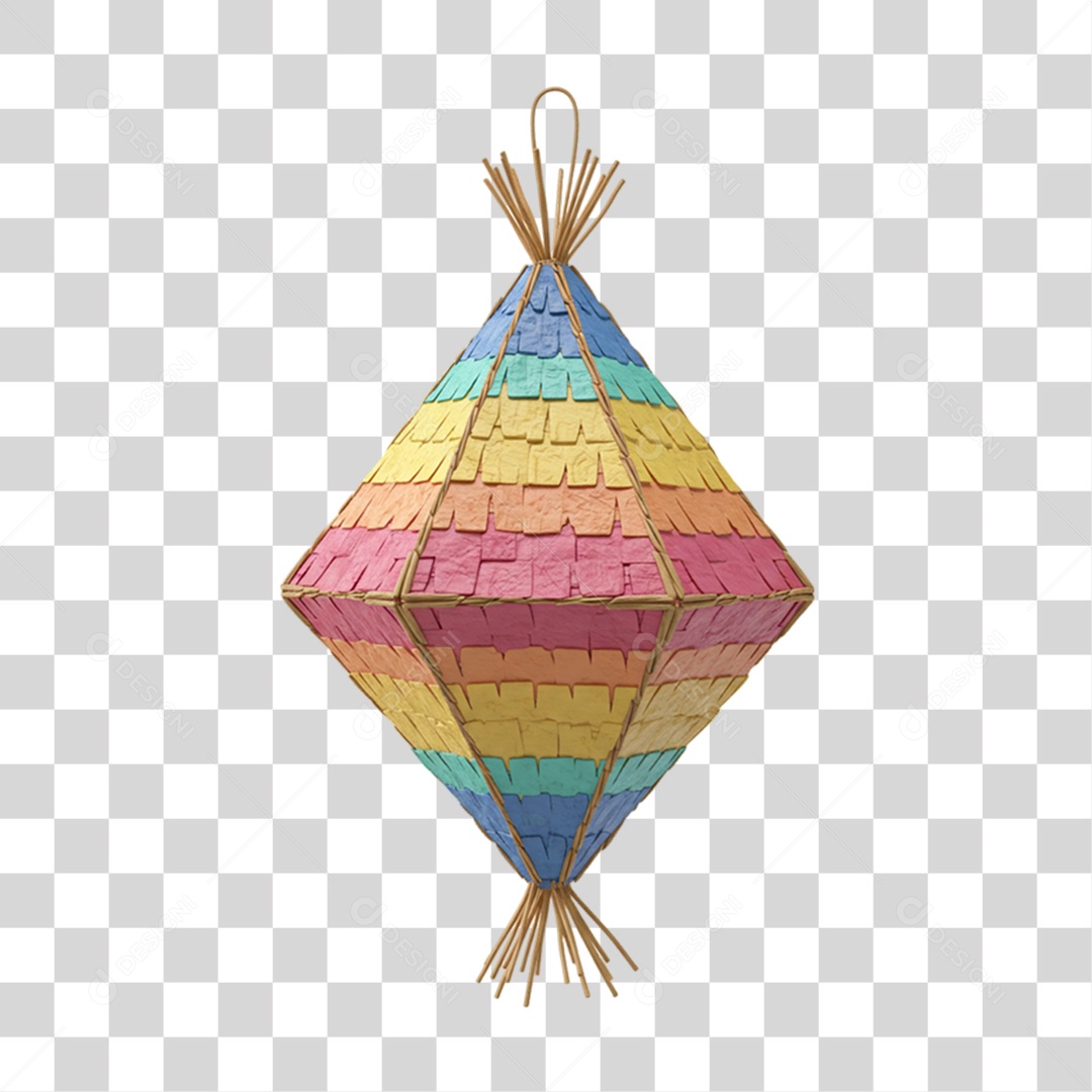 Balão de Festa Junina PNG Transparente