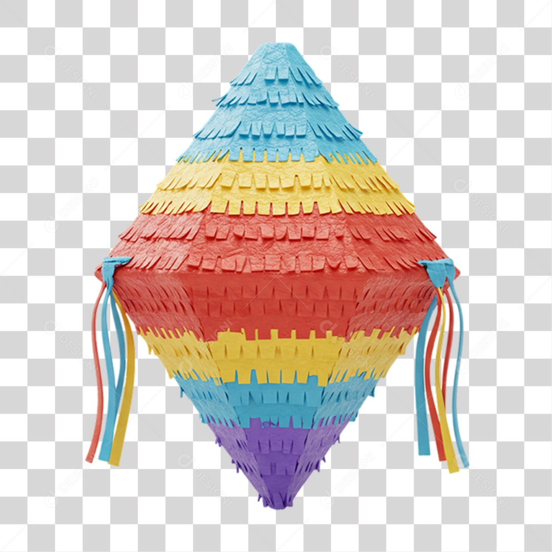 Balão de Festa Junina PNG Transparente