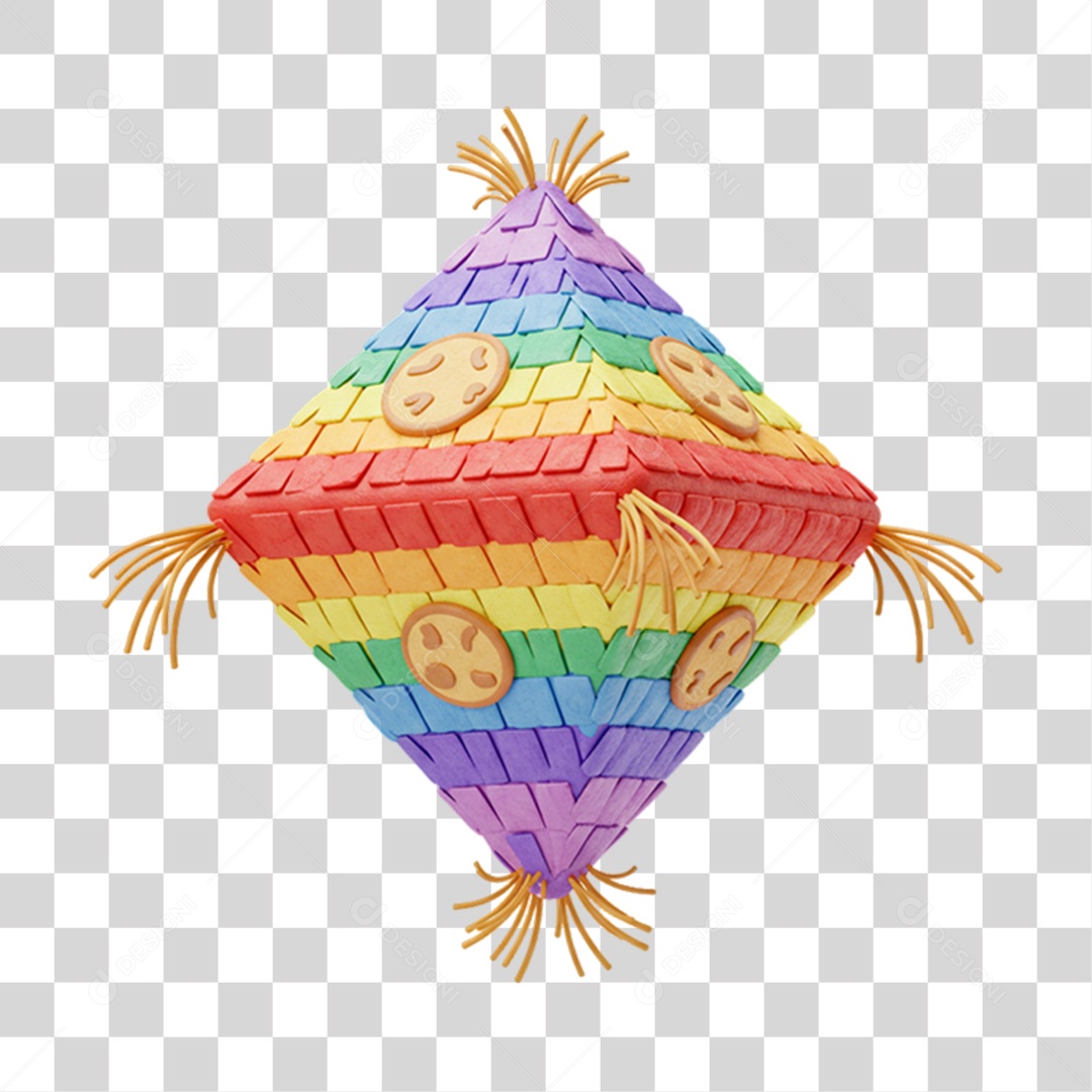 Balão de Festa Junina PNG Transparente