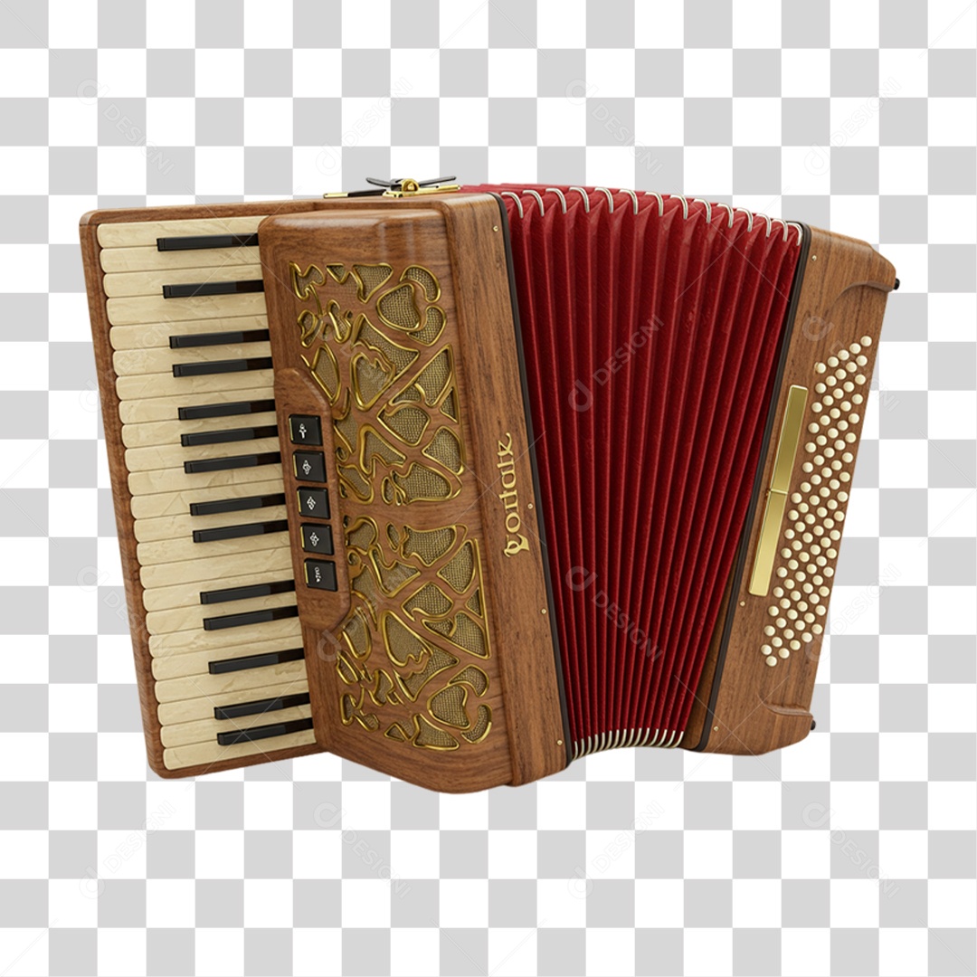 Sanfona PNG Transparente