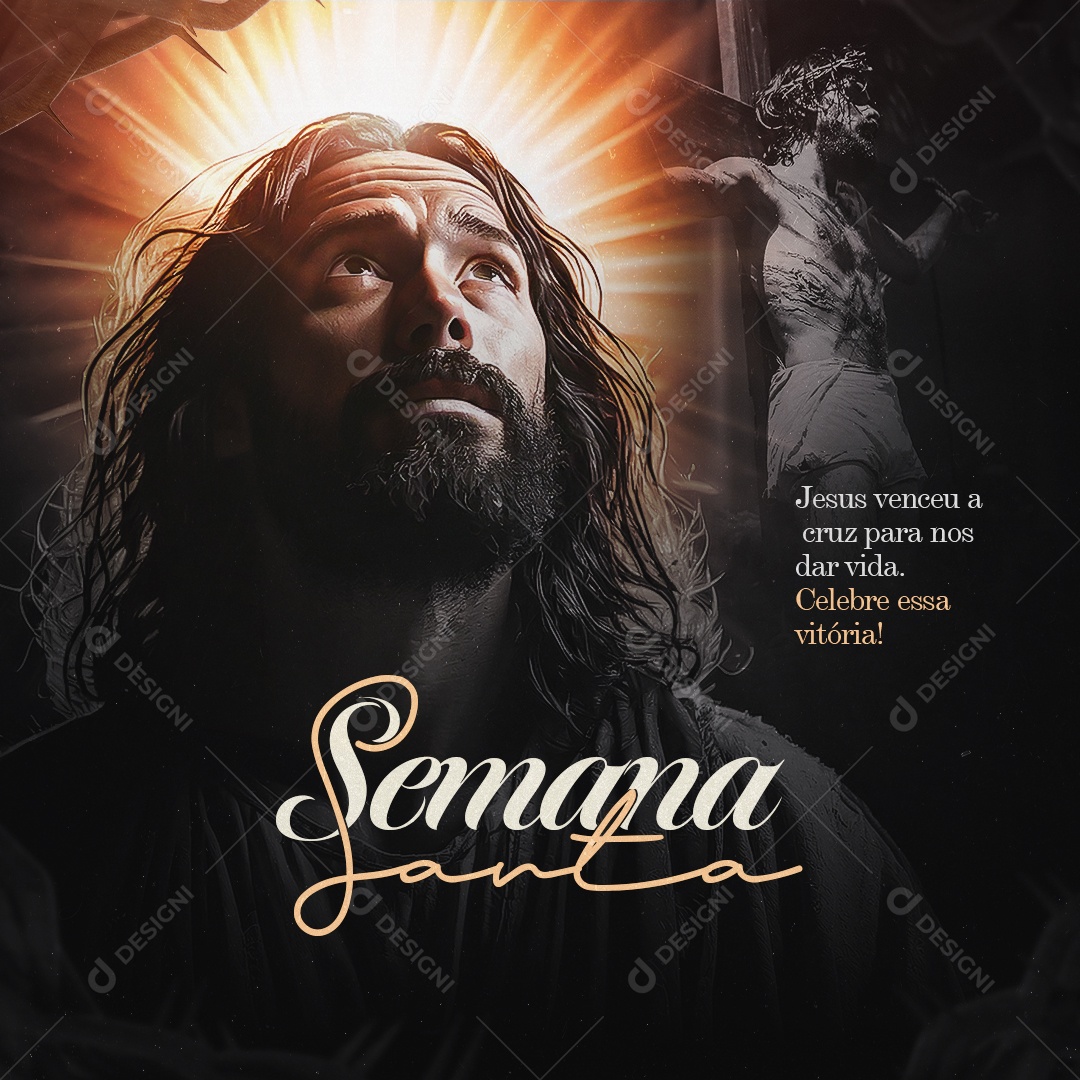 Sexta Feira Santa 18 de Abril Social Media PSD Editável