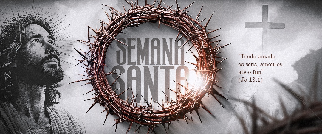 Banner Sexta Feira Santa 18 de Abril Social Media PSD Editável