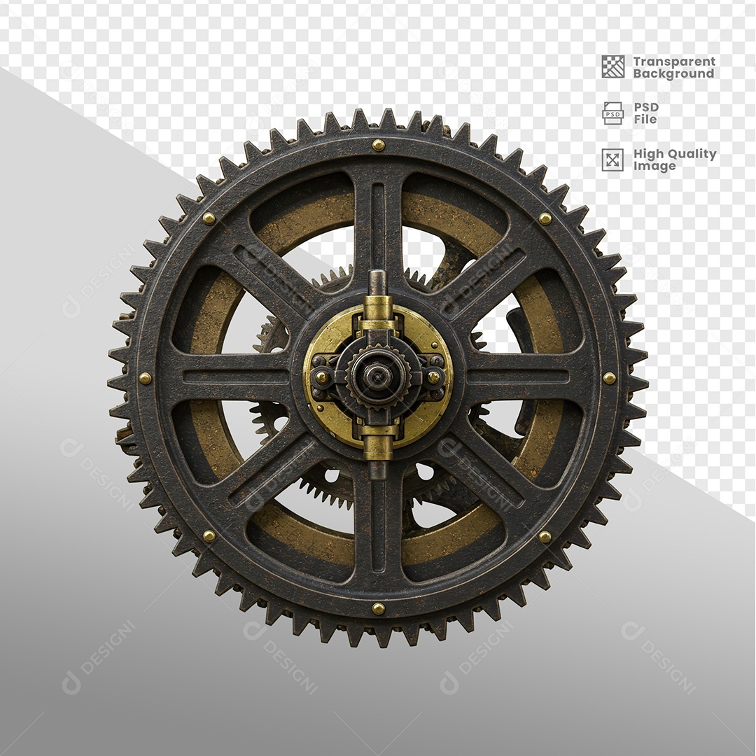 Escudo Redondo Elementos 3D para composição PSD