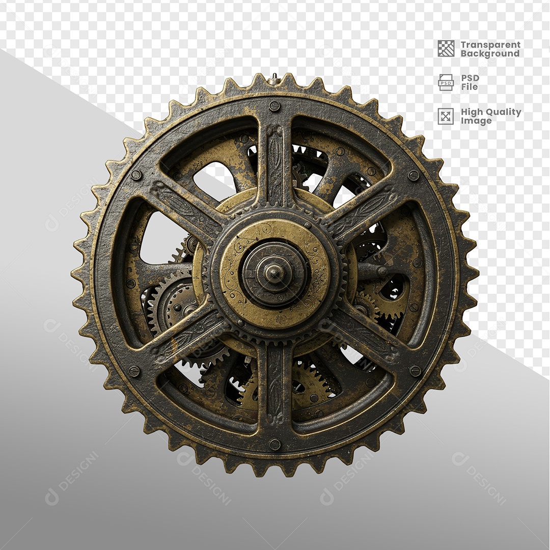 Escudo Redondo Elementos 3D para composição PSD