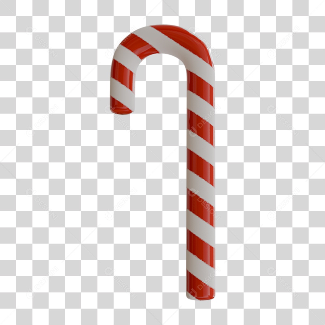 Bengala Doce de Natal Enfeites Natalinos PNG Transparente