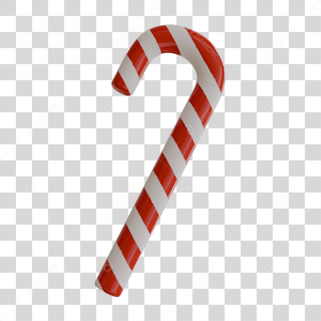 Bengala Doce de Natal Enfeites Natalinos PNG Transparente