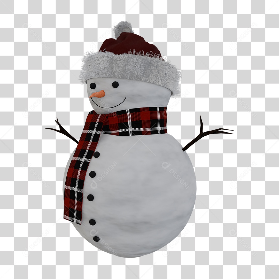 Boneco de Neve Enfeites para o Natal PNG Transparente