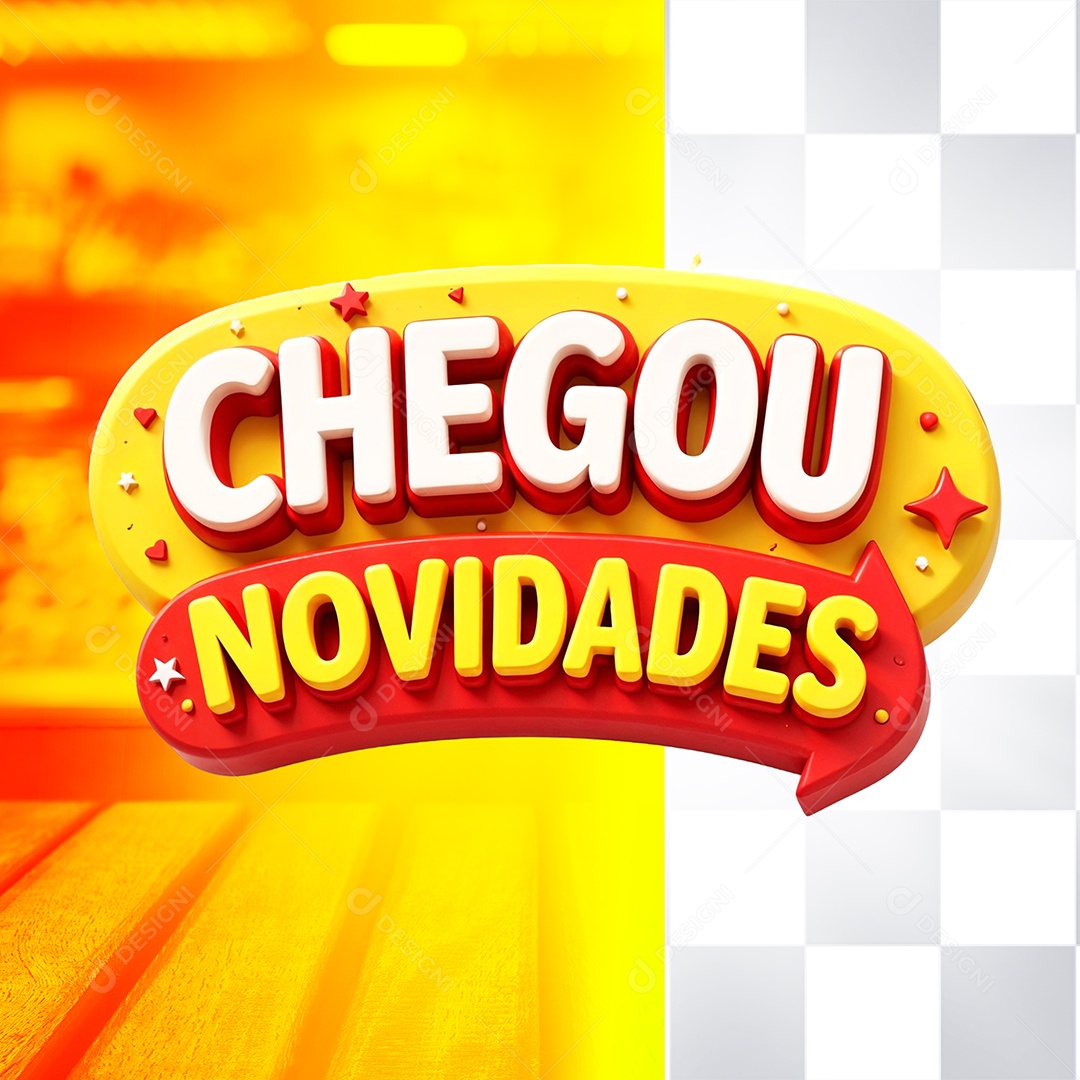 Selo 3D Chegou Novidades Para Composição PSD